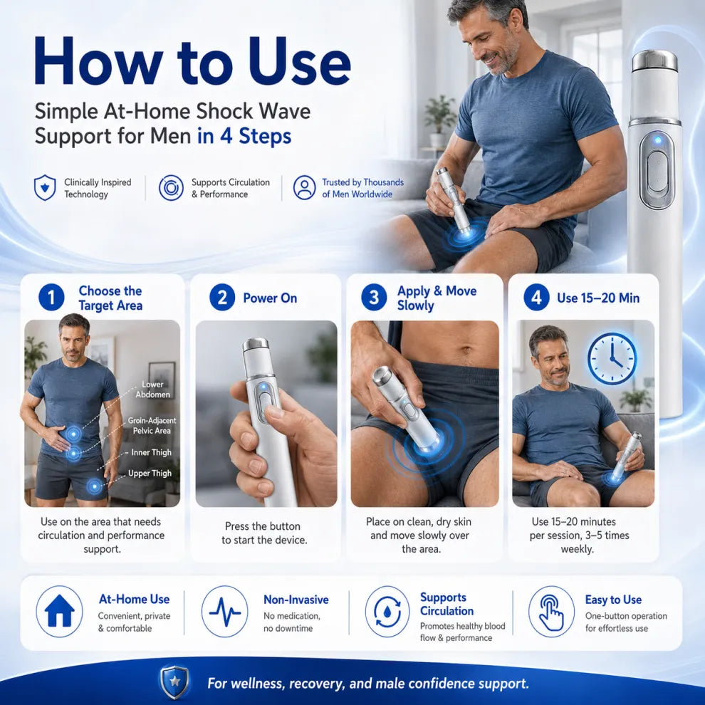 💥NEYEROS®💥 Ultrasonic Shock Wave Therapy Massager