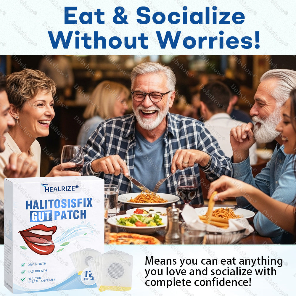 🔥75K+SOLD🔥Healrize® HalitosisFix Gut Patch-Regulates intestinal flora and eliminates oral odor🎉Special limited-time discount