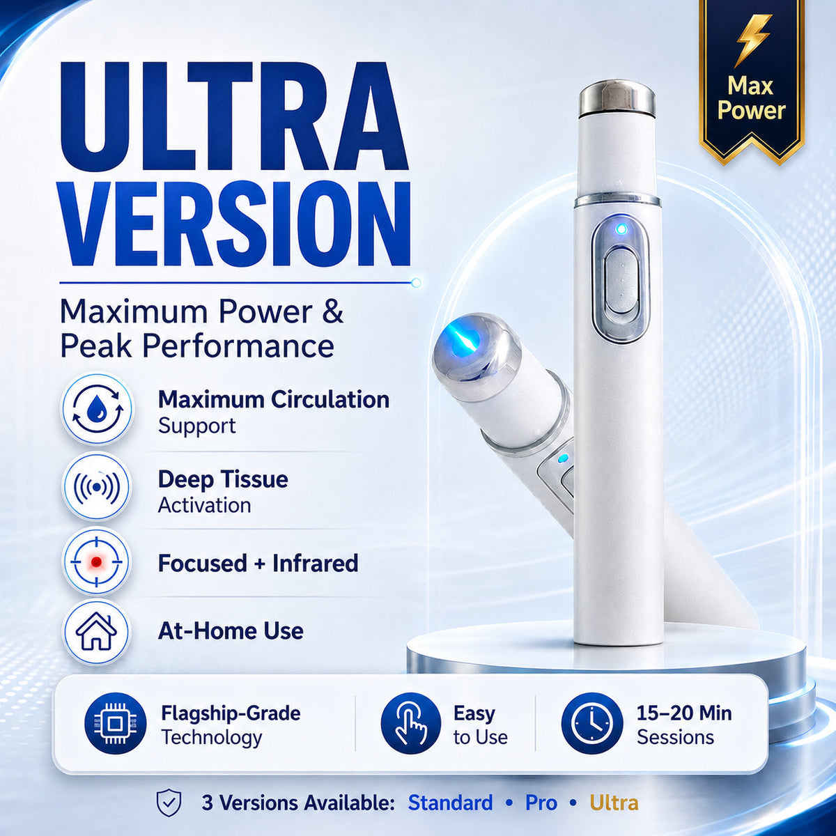 💥NEYEROS®💥 Ultrasonic Shock Wave Therapy Massager