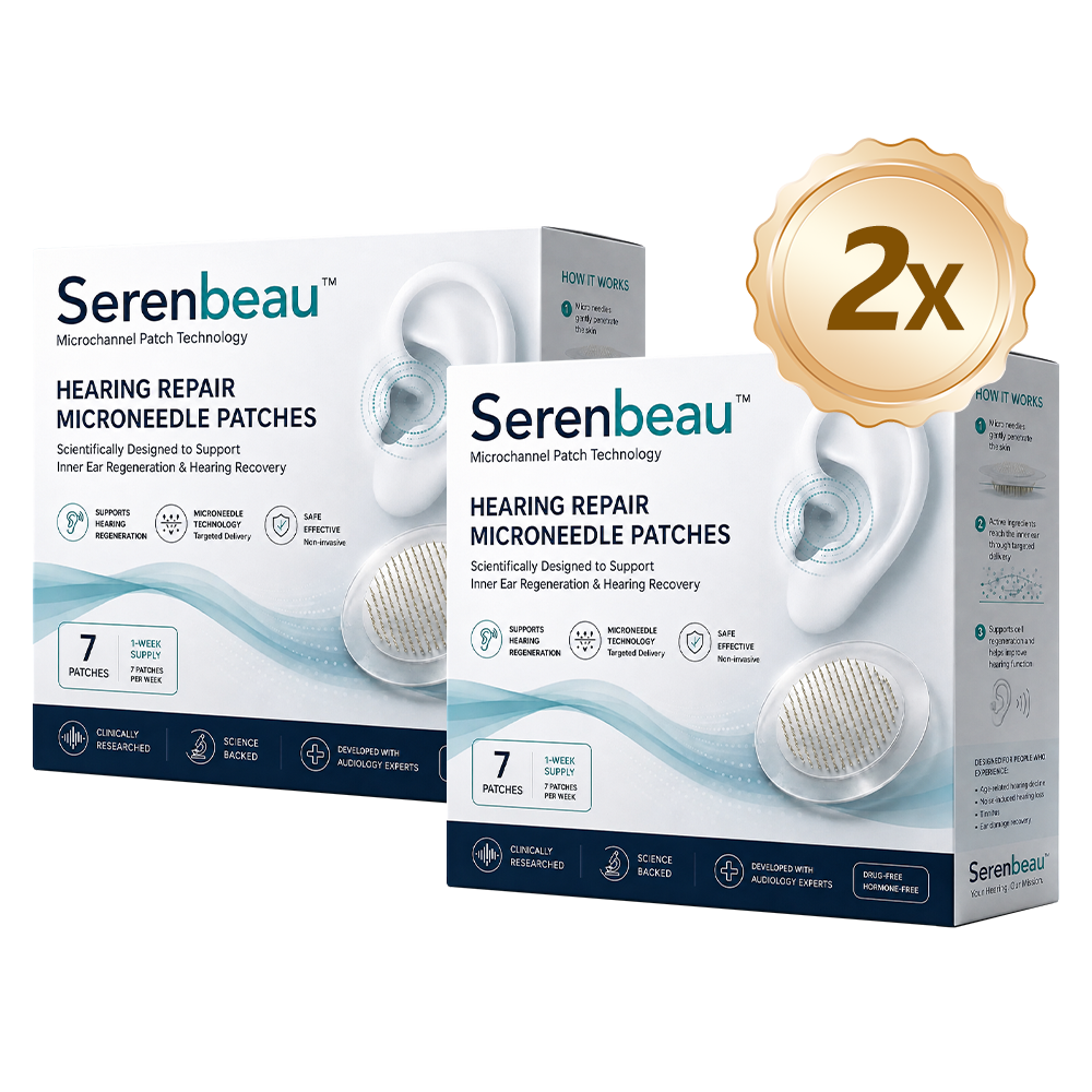 Serenbeau™ HEARING REPAIR MICRONEEDLE PATCHES