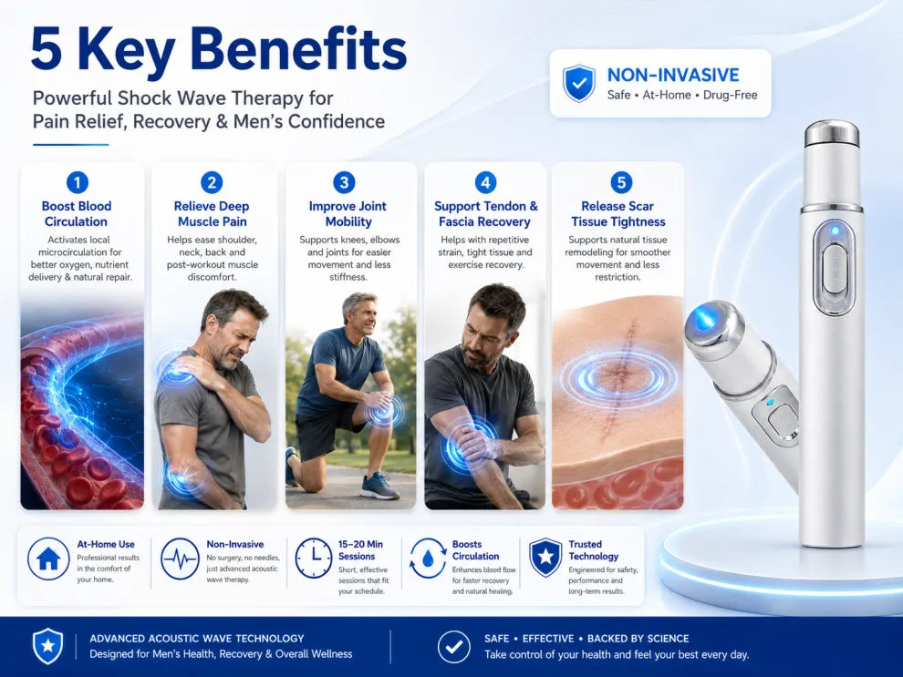 💥NEYEROS®💥 Ultrasonic Shock Wave Therapy Massager