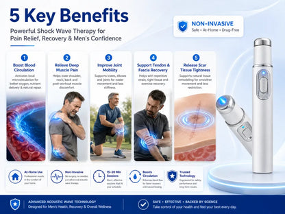 💥NEYEROS®💥 Ultrasonic Shock Wave Therapy Massager