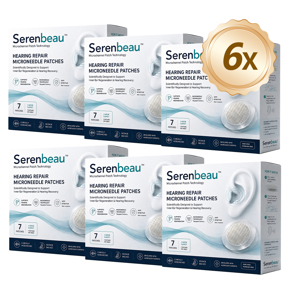 Serenbeau™ HEARING REPAIR MICRONEEDLE PATCHES