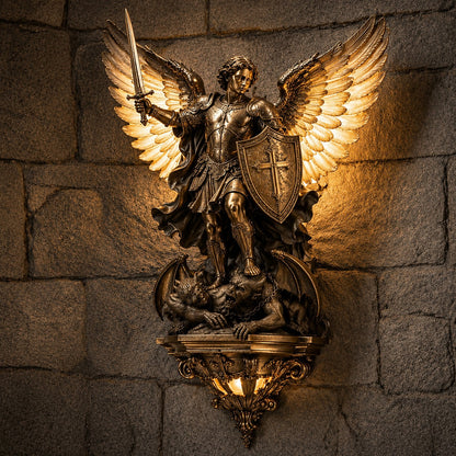 🔥Last Day 35% OFF🔥 St. Michael Guardian Angel Wall Light