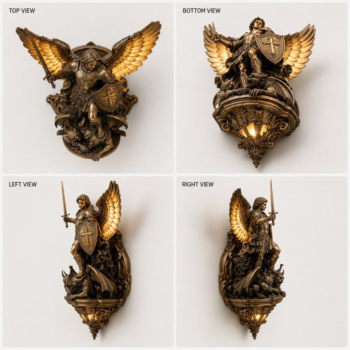 🔥Last Day 35% OFF🔥 St. Michael Guardian Angel Wall Light