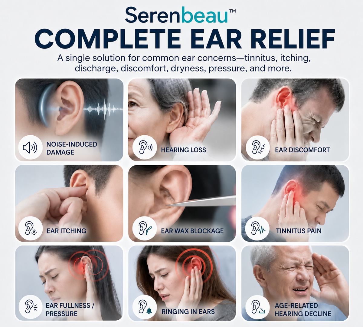 Serenbeau™ HEARING REPAIR MICRONEEDLE PATCHES