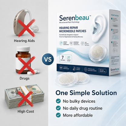 Serenbeau™ HEARING REPAIR MICRONEEDLE PATCHES