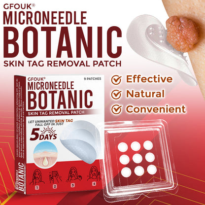 🗽✅GFOUK® MicroNeedle Botanic Skin Tag Removal Patch 🇺🇸 Made in the USA