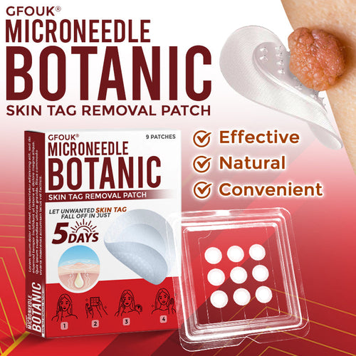 🗽✅GFOUK® MicroNeedle Botanic Skin Tag Removal Patch 🇺🇸 Made in the USA